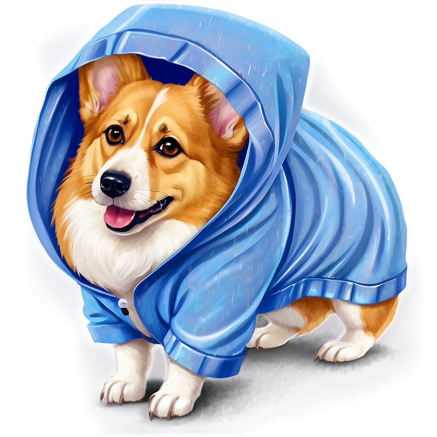 Corgi In Raincoat Png 78 PNG Image