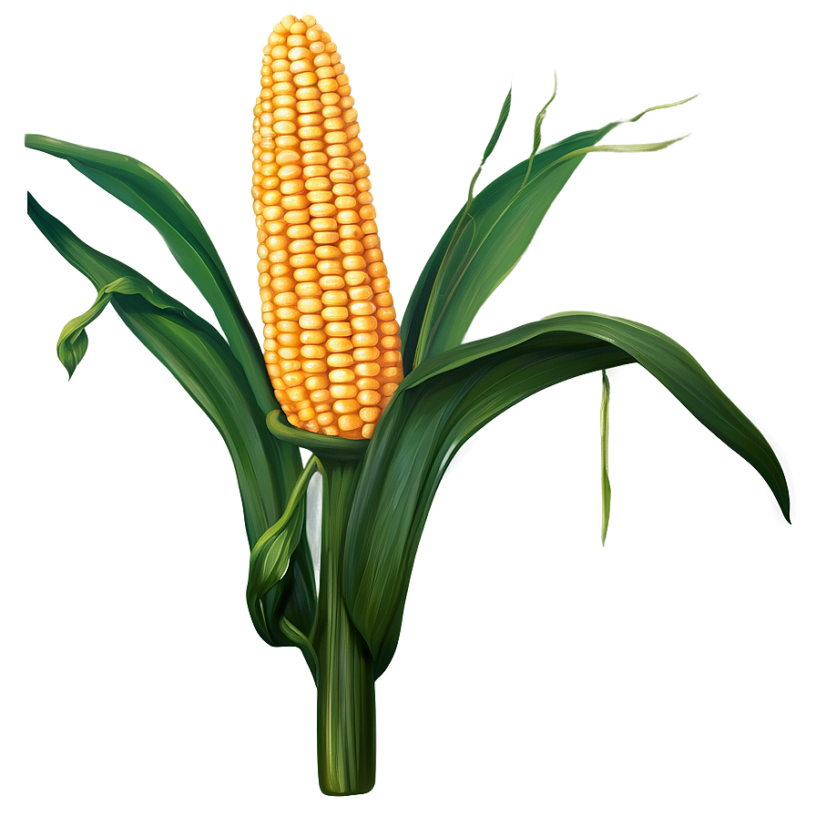 Corn Stalk Background Png Dbl PNG Image