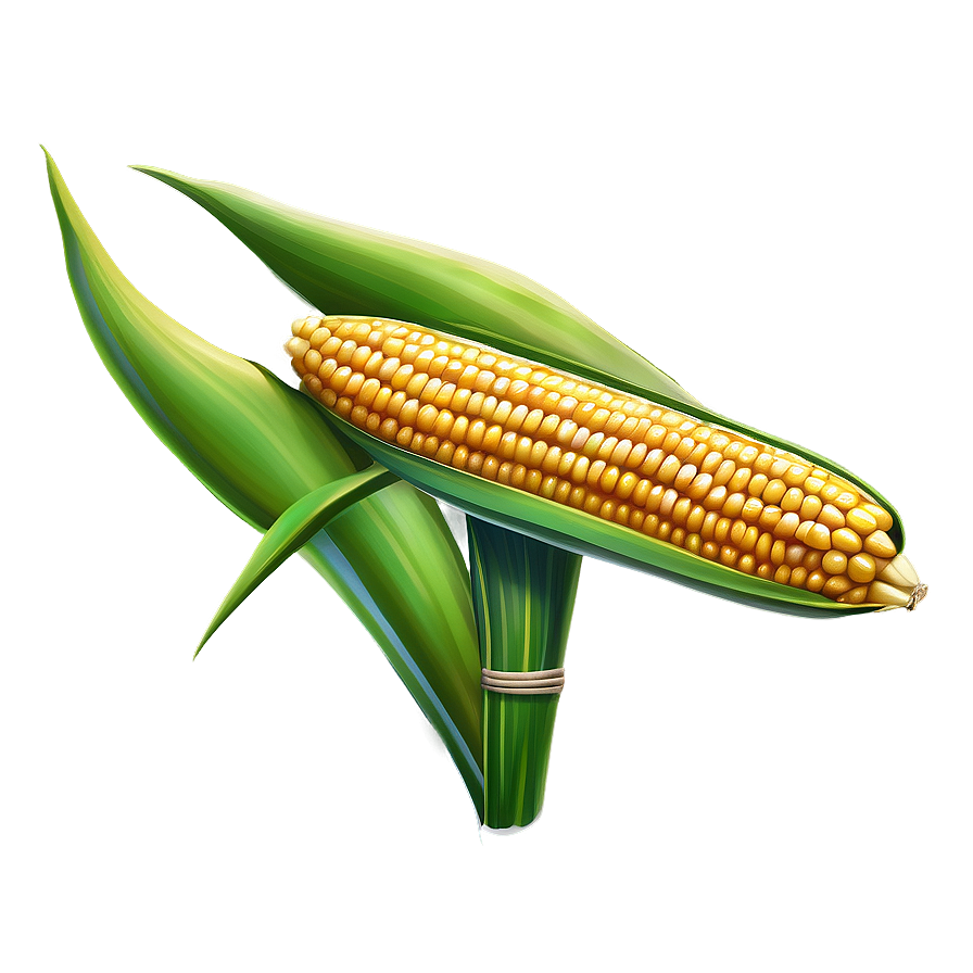 Corn Stalk Illustration Png 1 PNG Image