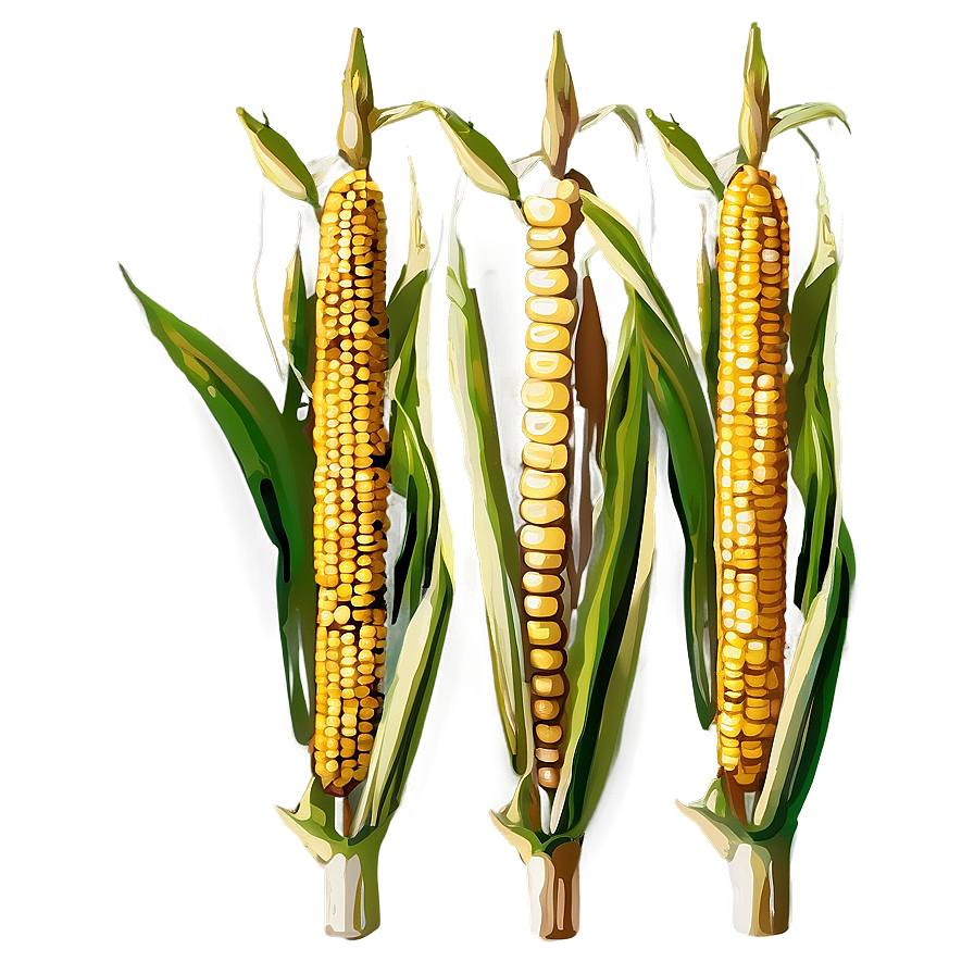 Corn Stalk In Field Png 06122024 PNG Image