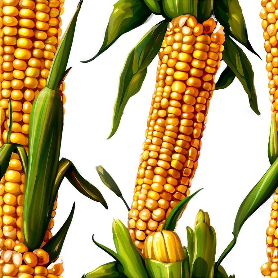 Corn Stalk With Corn Png Uyl57 PNG Image