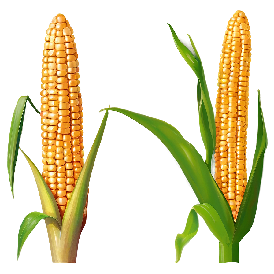 Corn Stalk With Ears Png Idm98 PNG Image