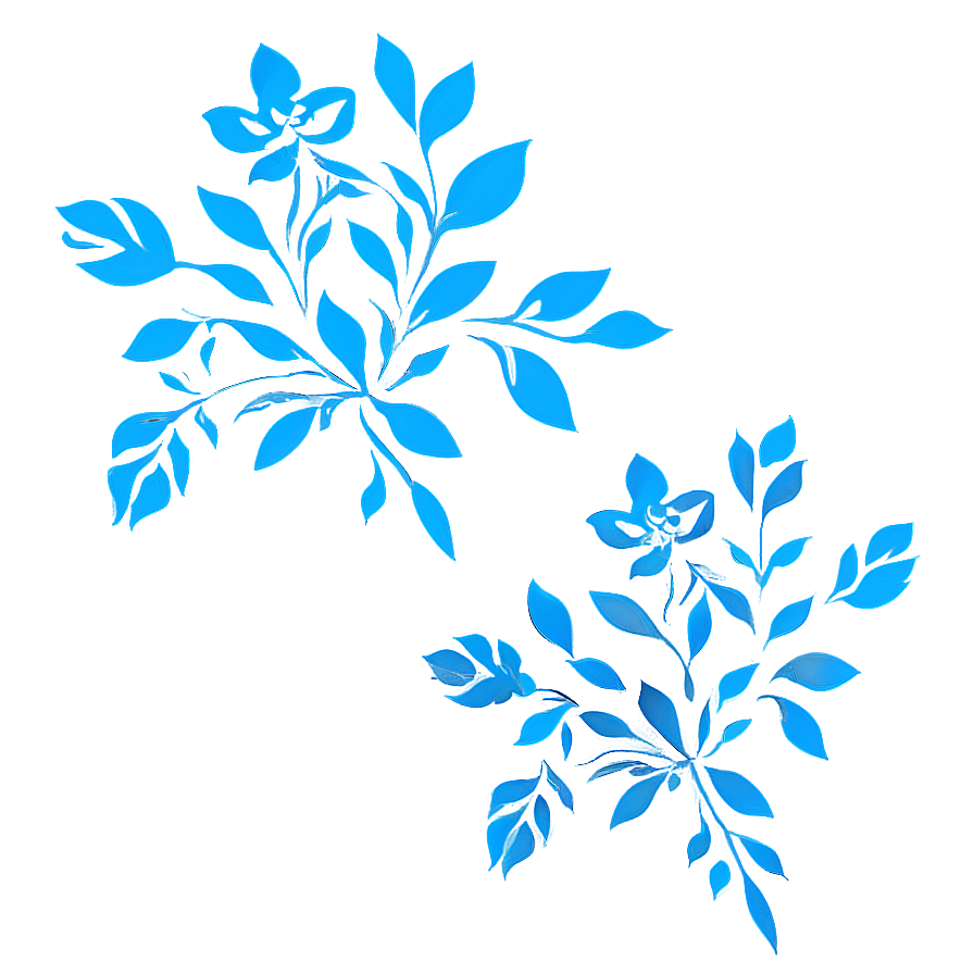 Corner Flower Stencil Png Sky PNG Image