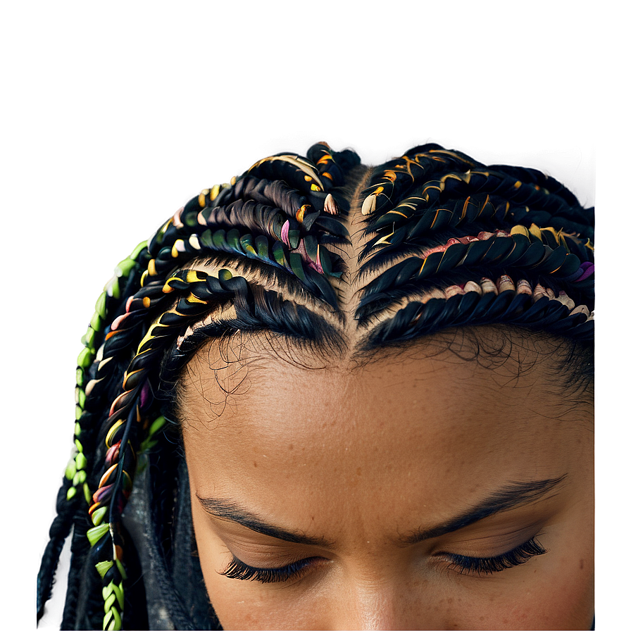 Cornrow Hair Texture Png Khn90 PNG Image