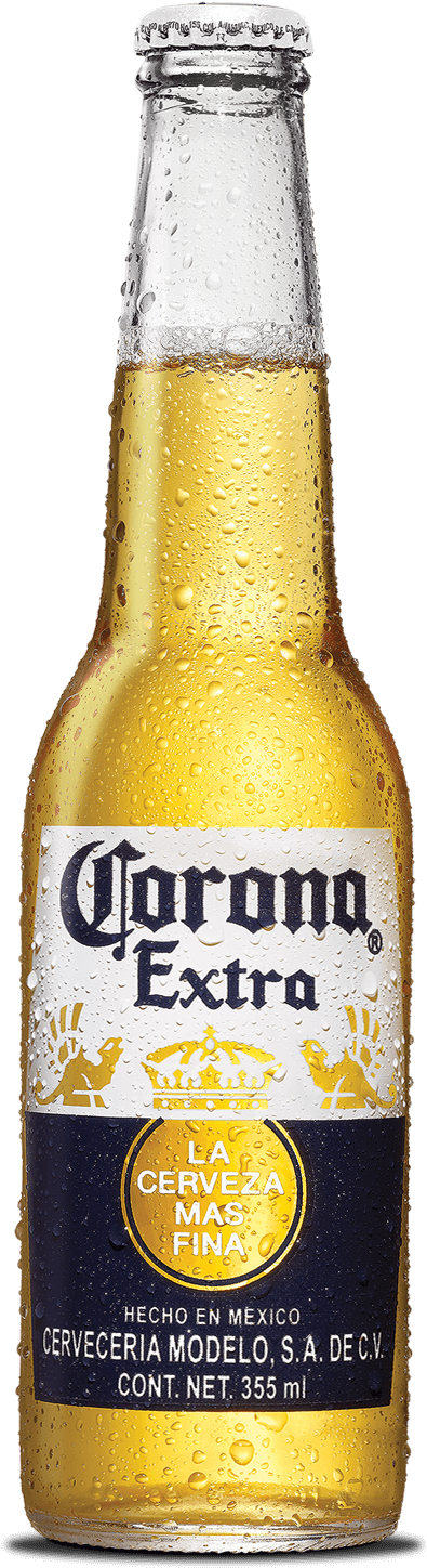 Corona Extra Beer Bottle PNG Image