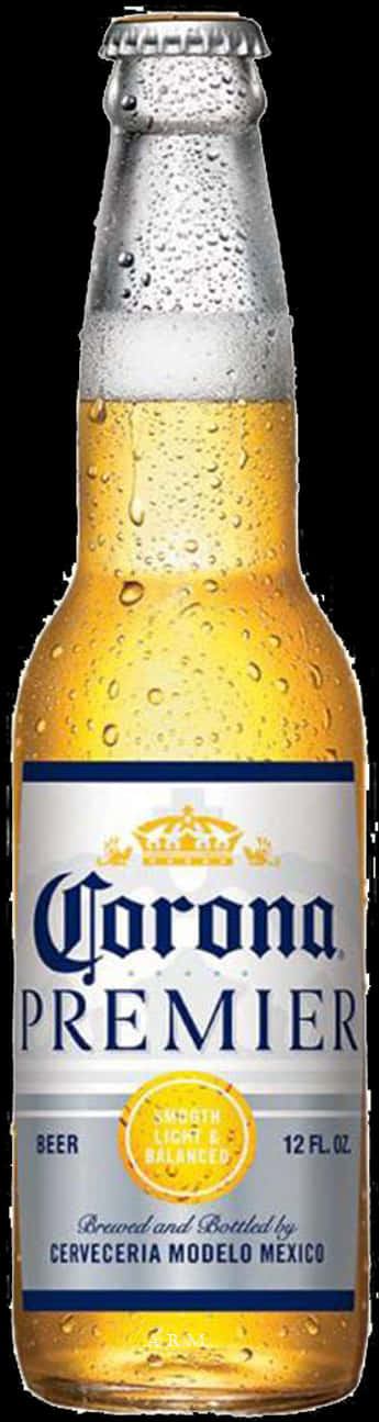 Corona Premier Beer Bottle PNG Image