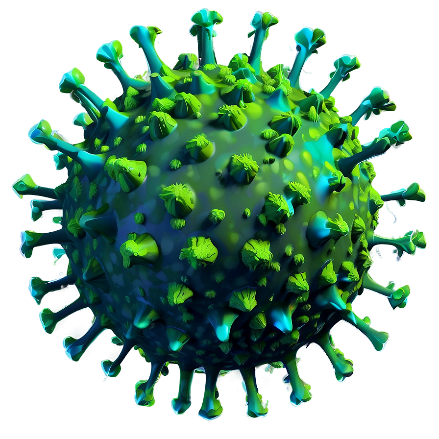 Coronavirus Sars-cov-2 Particle Png 31 PNG Image