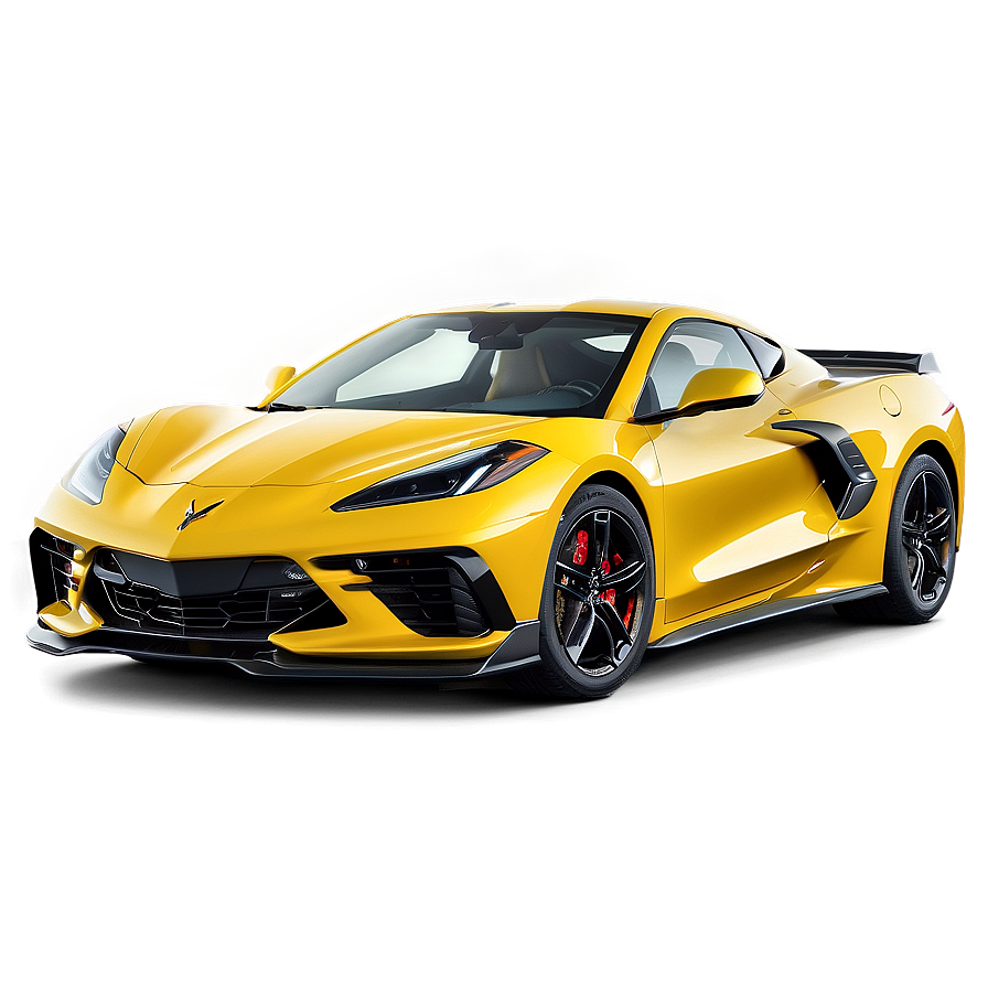 Corvette C8 In Action Png Kvg78 PNG Image