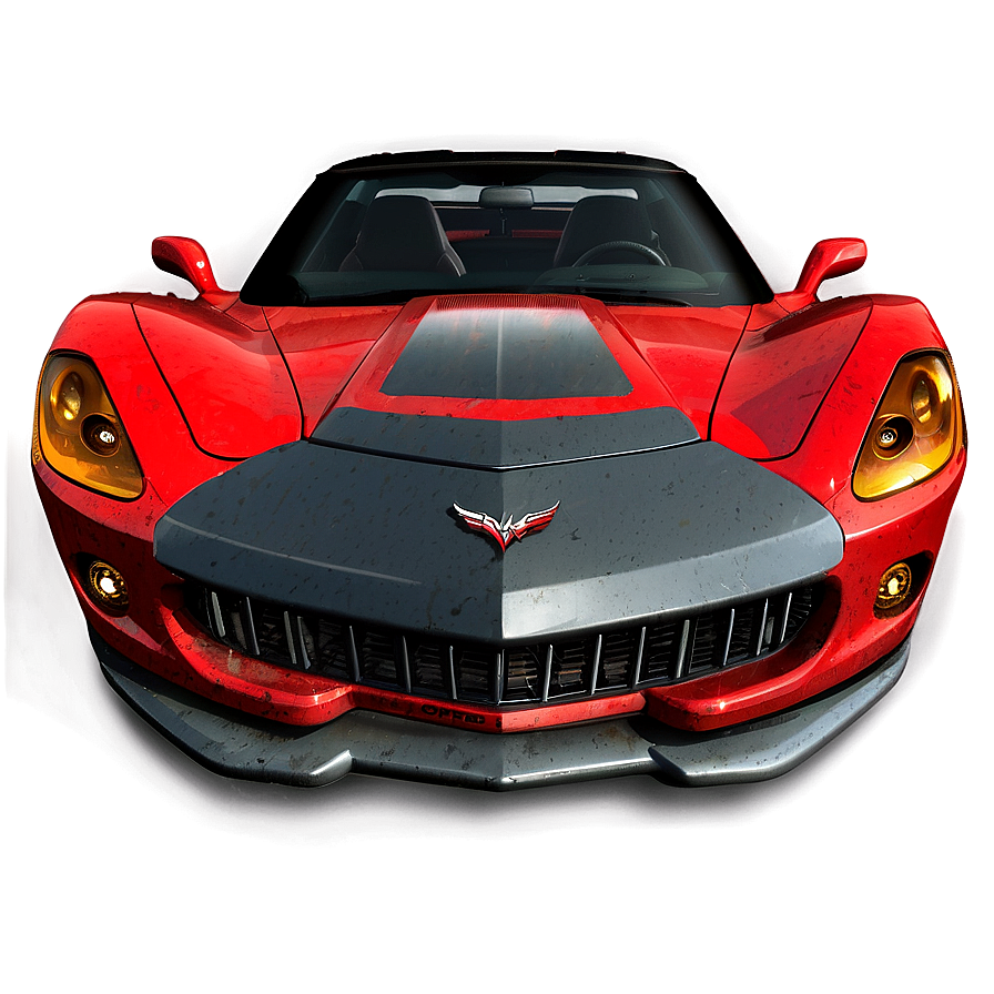 Corvette Front View Png Pnt PNG Image