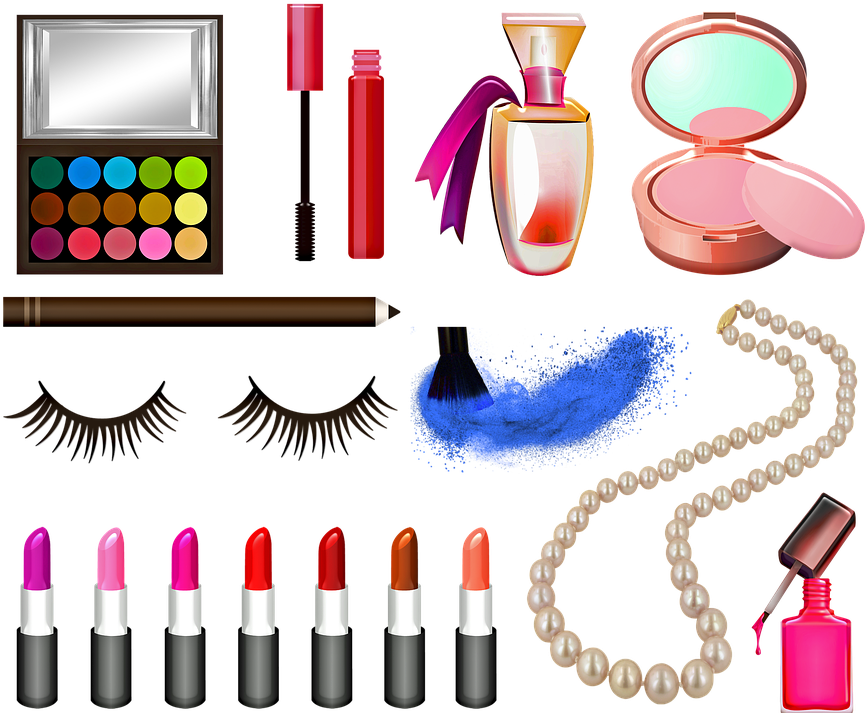 Cosmeticsand Accessories Collection PNG Image