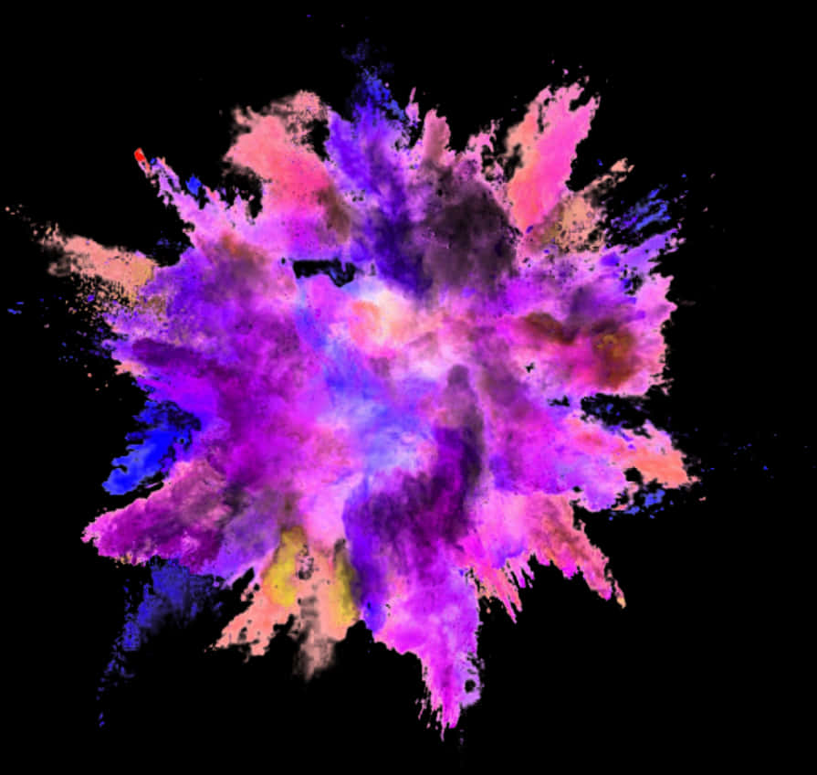 Cosmic_ Color_ Explosion PNG Image