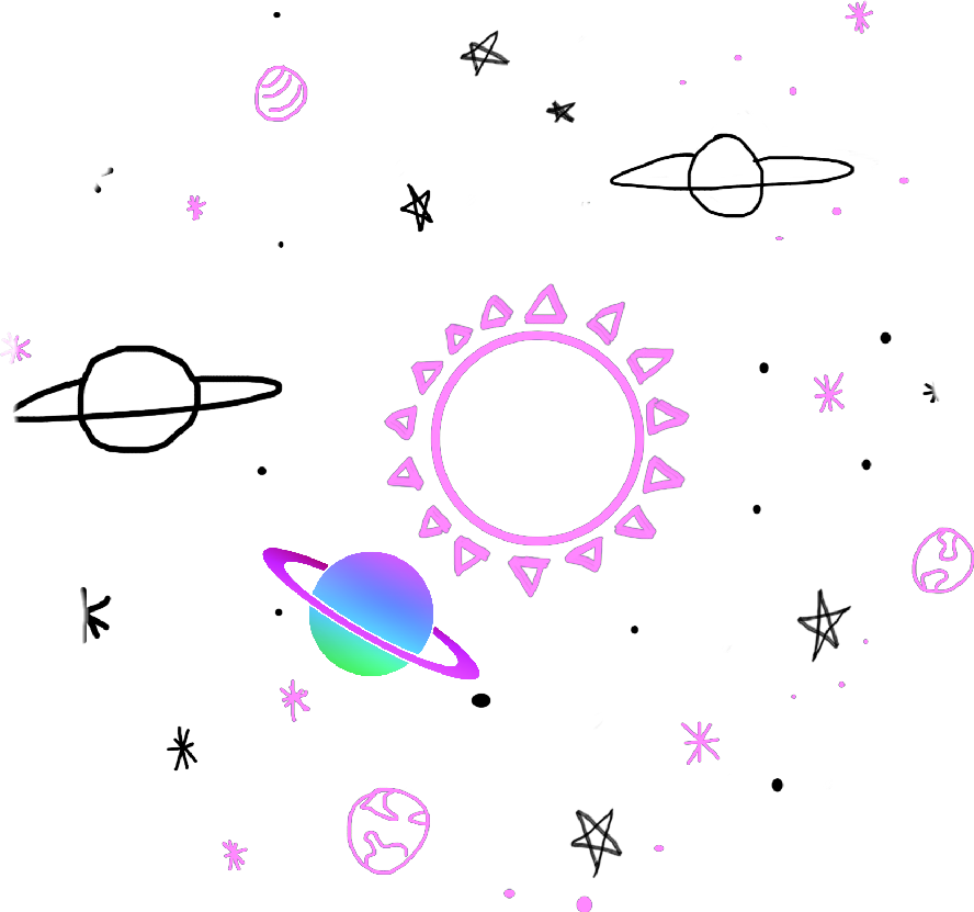 Cosmic_ Doodle_ Artwork PNG Image