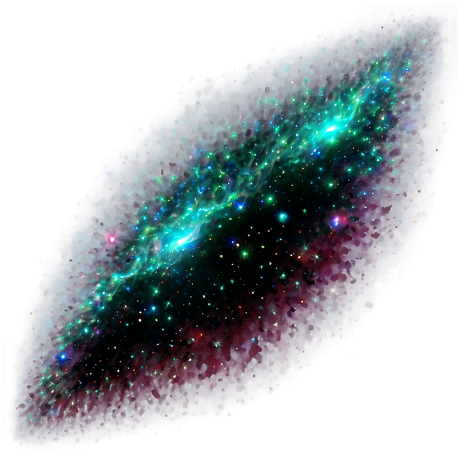 Cosmic Dust Particles Galaxy Png Sig PNG Image