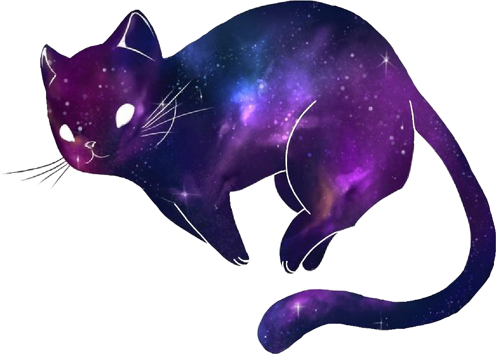 Cosmic Kawaii Cat.png PNG Image