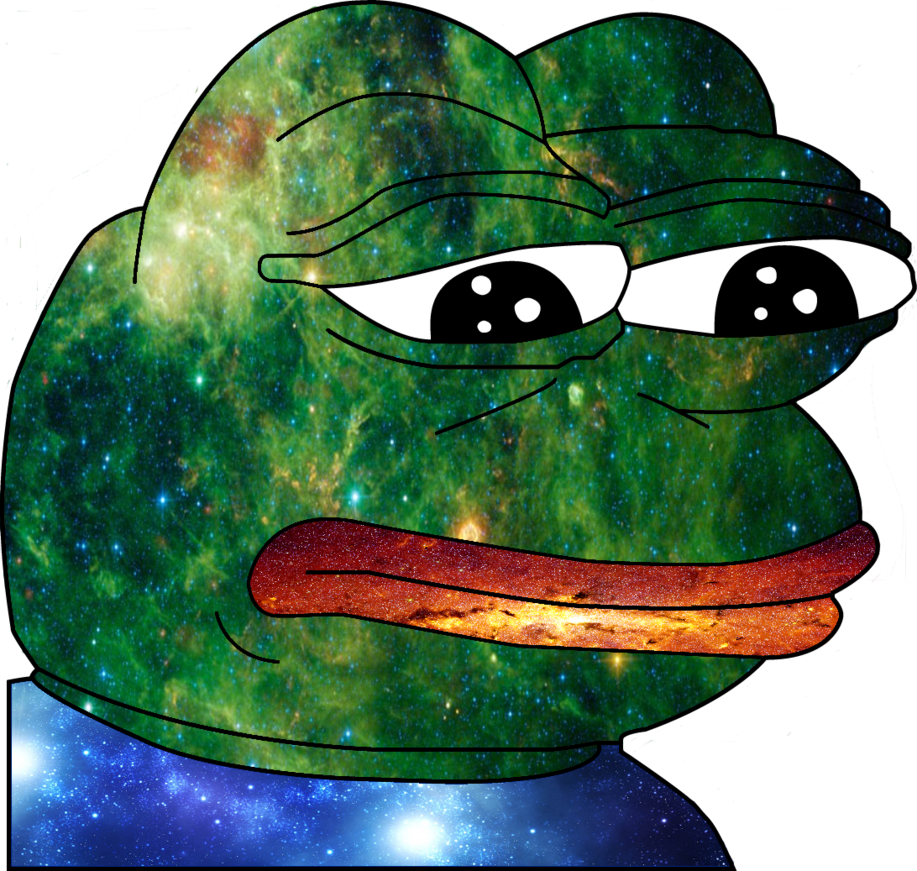 Cosmic Pepe Meme.png PNG Image