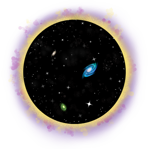 Cosmic Portal Illustration PNG Image