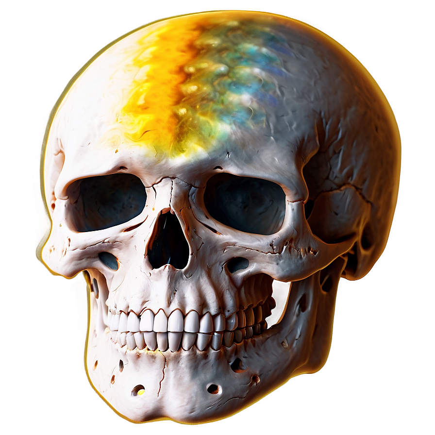 Cosmic Skull Face Image Png Ipn PNG Image