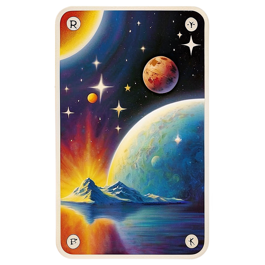 Cosmic Tarot Deck Png Mdp PNG Image