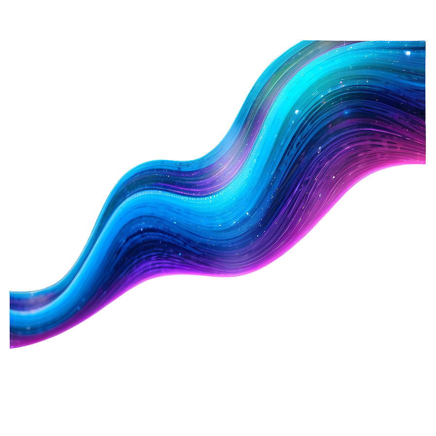 Cosmic Wavy Lines Galaxy Png 80 PNG Image