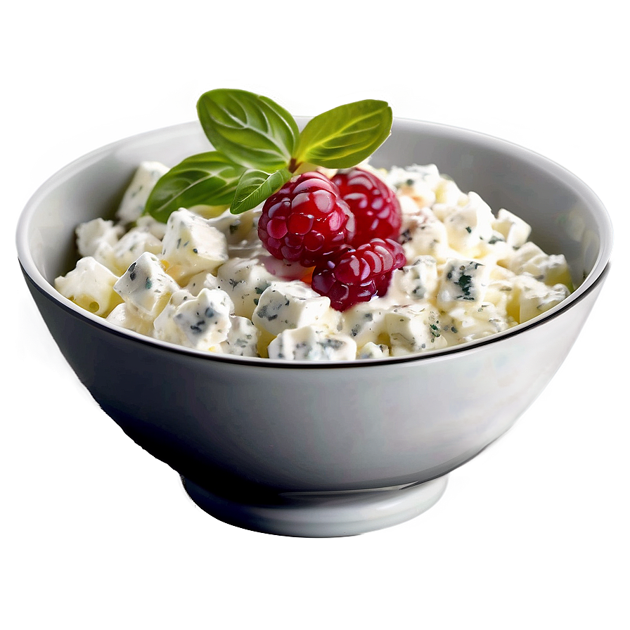 Cottage Cheese Bowl Png Omv PNG Image