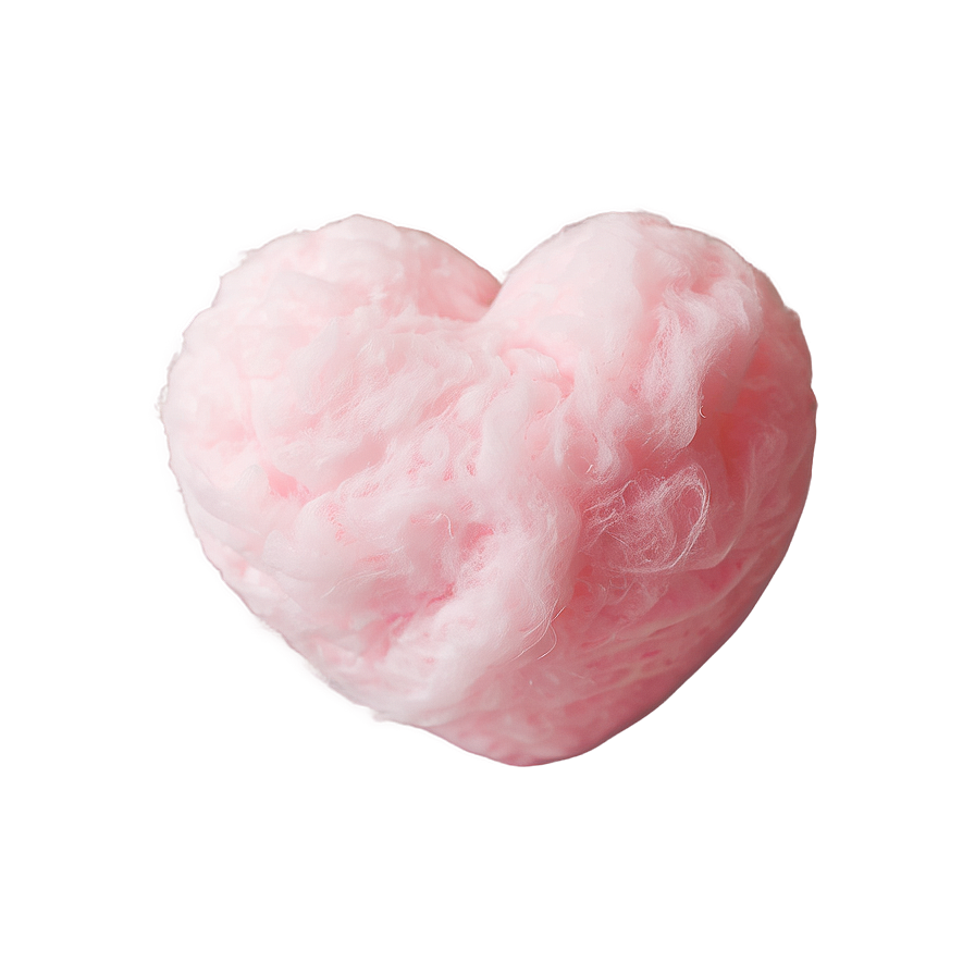 Cotton Candy Love Heart Png 51 PNG Image