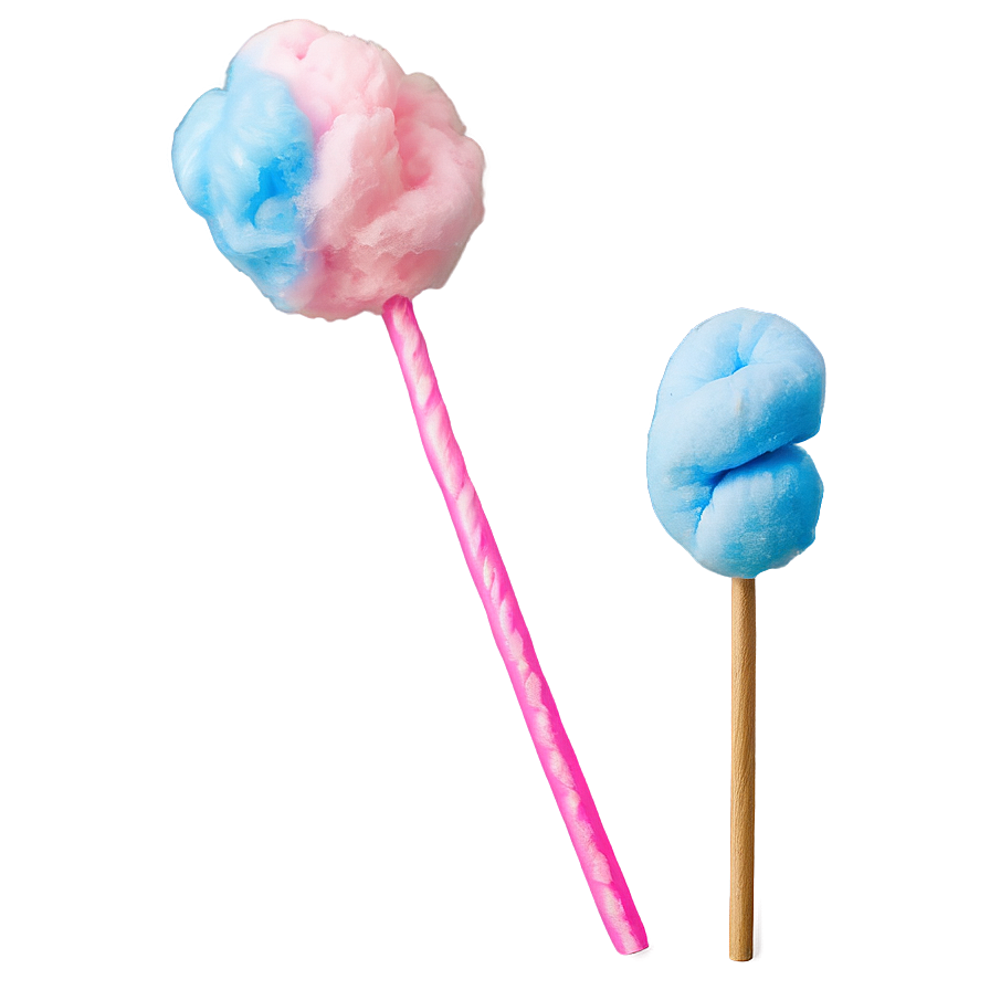 Cotton Candy On A Classic Stick Png 62 PNG Image