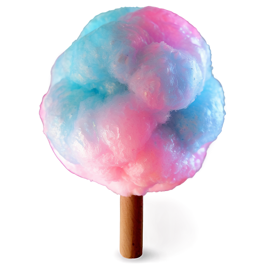 Cotton Candy On A Glowing Stick Png Bti30 PNG Image