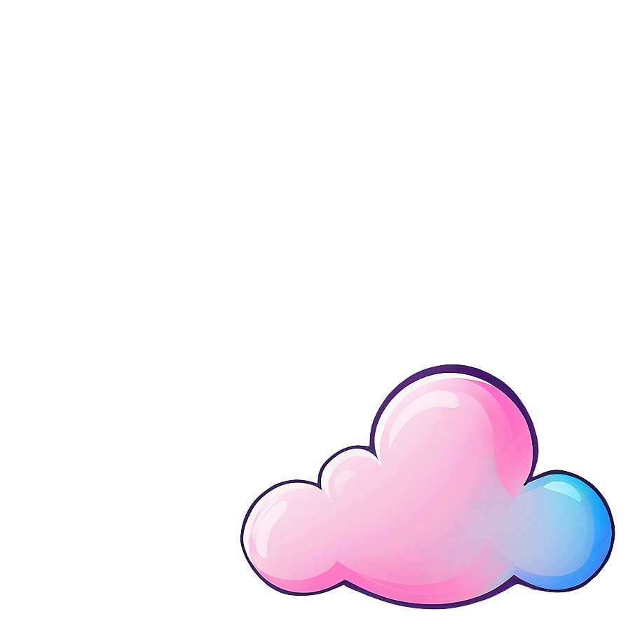 Cotton Candy Pink Clouds Png Jfm45 PNG Image