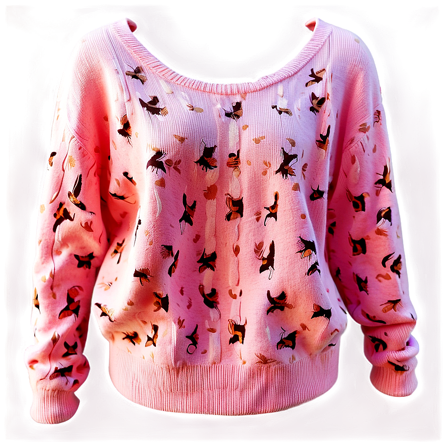 Cotton Pink Sweater Png Yhm PNG Image