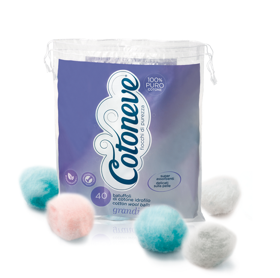 Cottonelle Cotton Wool Balls Packaging PNG Image