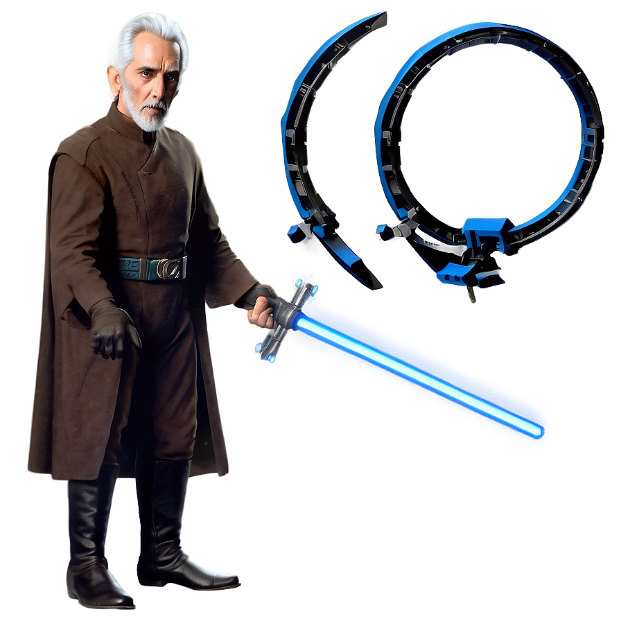 Count Dooku Early Years Png 06292024 PNG Image