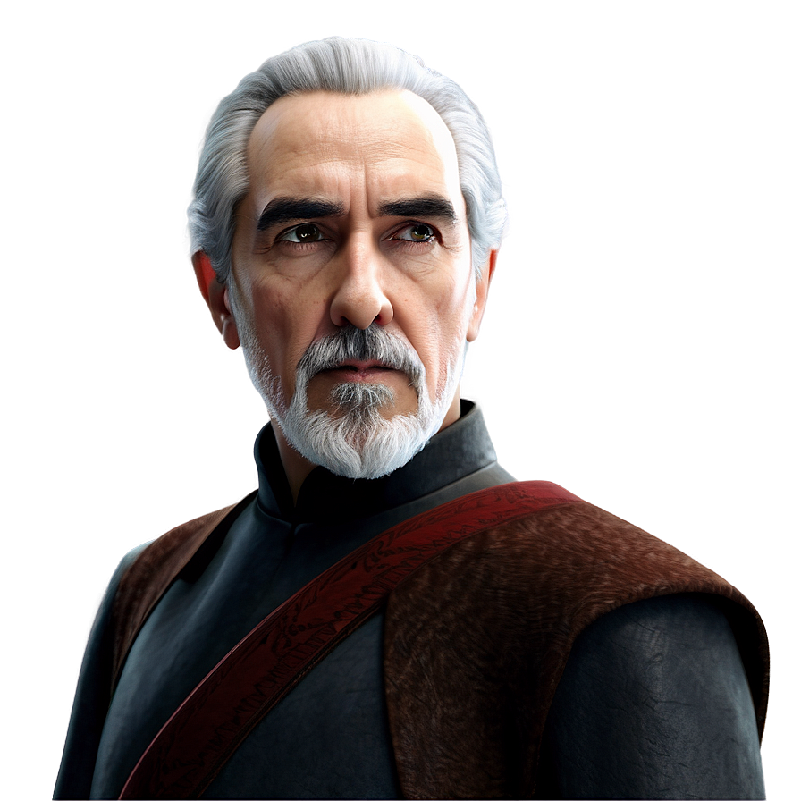 Count Dooku Political Leader Png 06292024 PNG Image