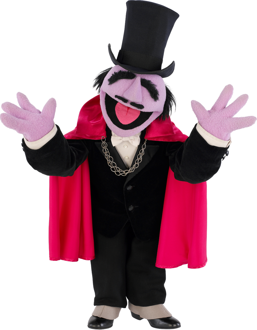 Count Von Count Sesame Street PNG Image