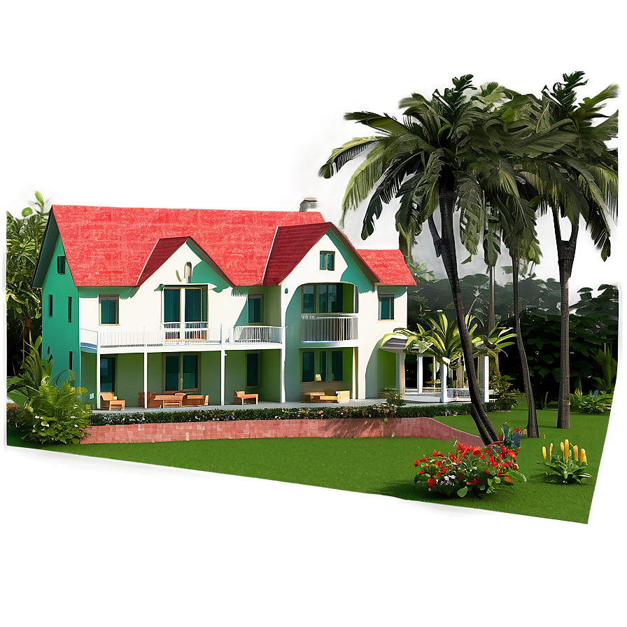 Countryside Mansion Vista Png 05242024 PNG Image