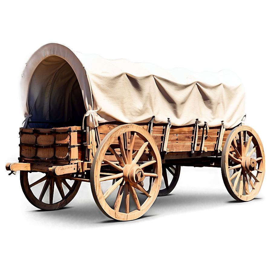 Covered Wagon In Desert Png Hho PNG Image