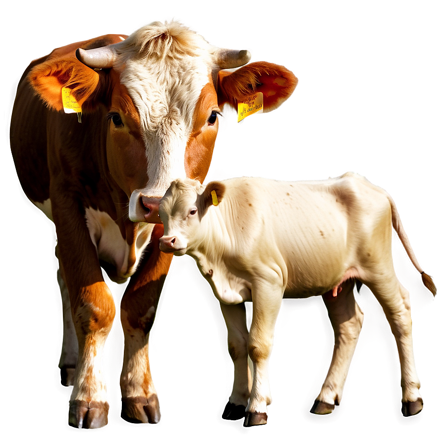 Cow And Calf Png Ovi PNG Image