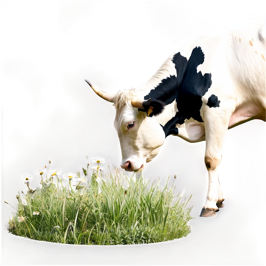 Cow Eating Grass Png Wjm59 PNG Image