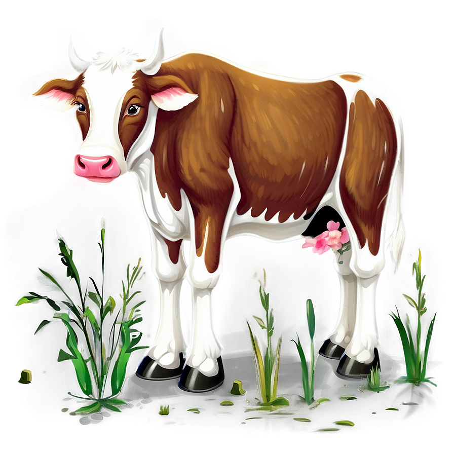 Cow Farm Scene Png Nsi25 PNG Image