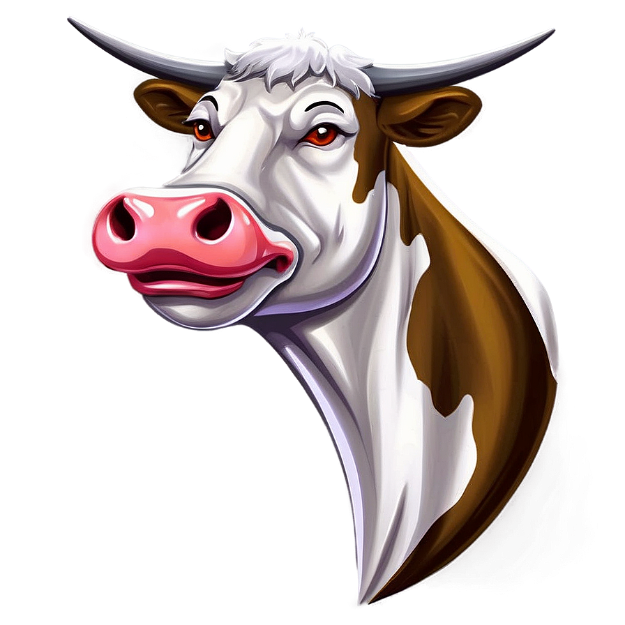 Cow Head Mascot Png Isq PNG Image