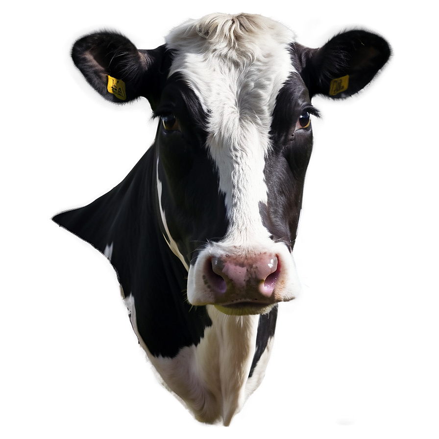 Cow Head Portrait Png 06212024 PNG Image