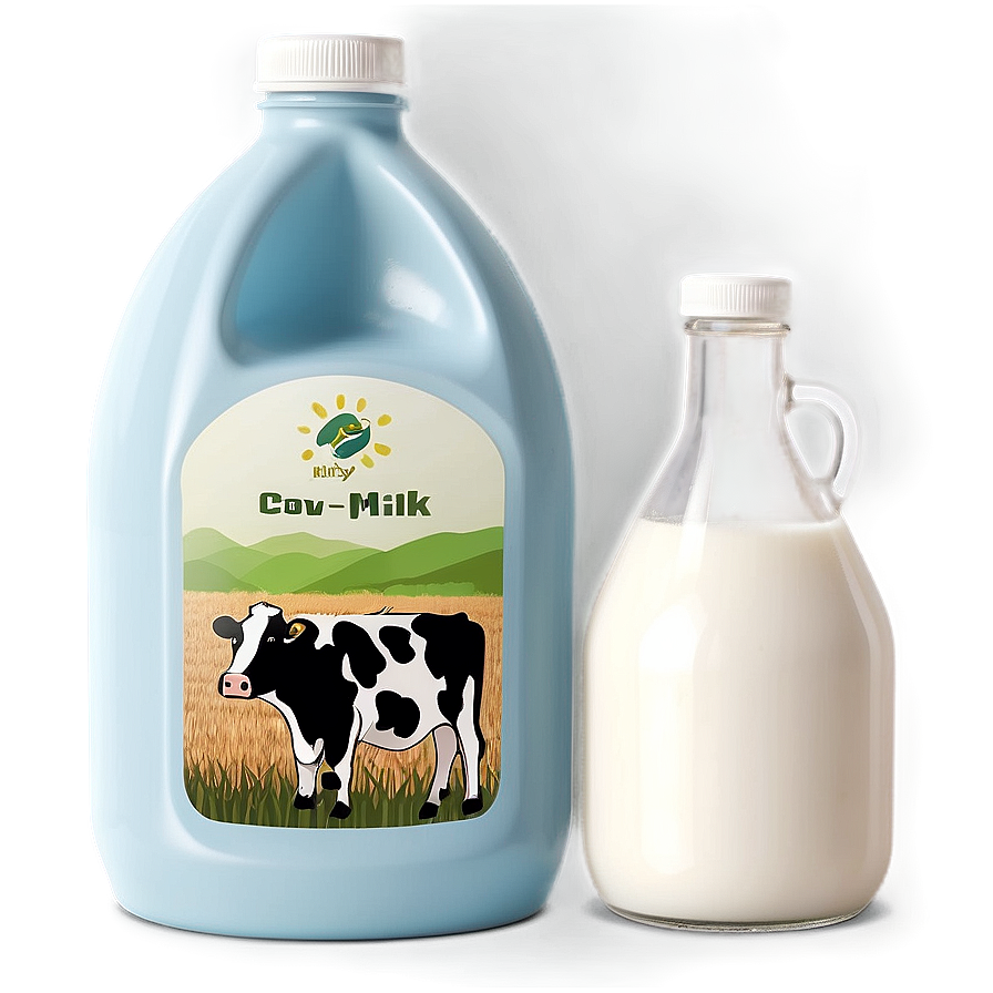 Cow Milk Gallon Graphic Png 06132024 PNG Image