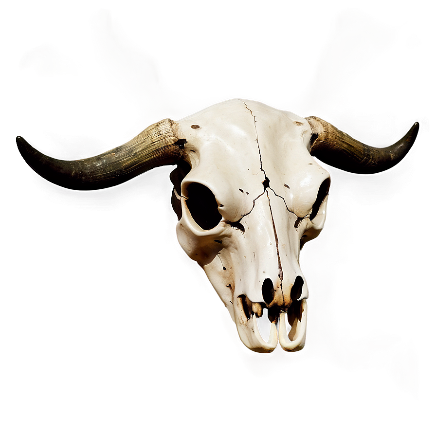 Cow Skull Silhouette Png 06132024 PNG Image