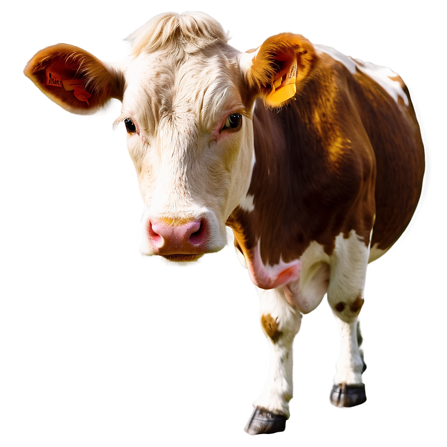 Cow With Flowers Png Cqp PNG Image