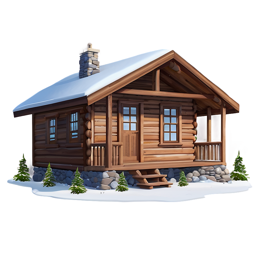 Cozy December Cabin Png Lmu43 PNG Image