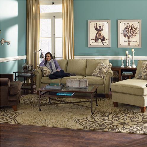 Cozy Living Room Scene PNG Image