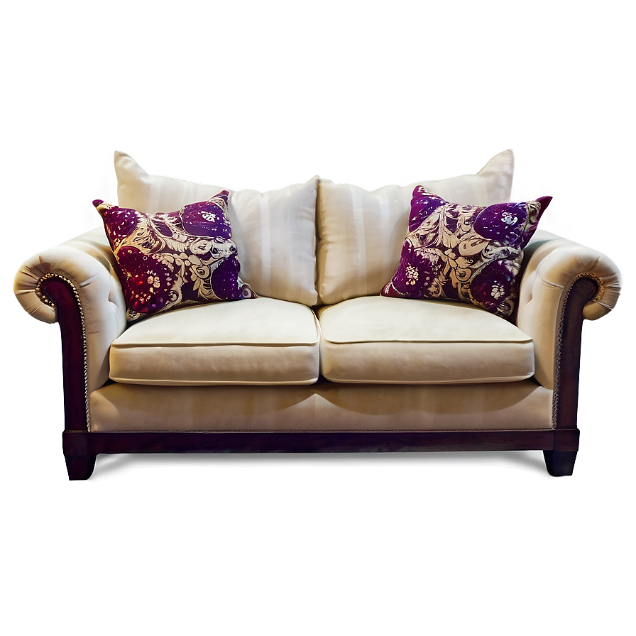 Cozy Loveseat Sofa Png Cqc PNG Image