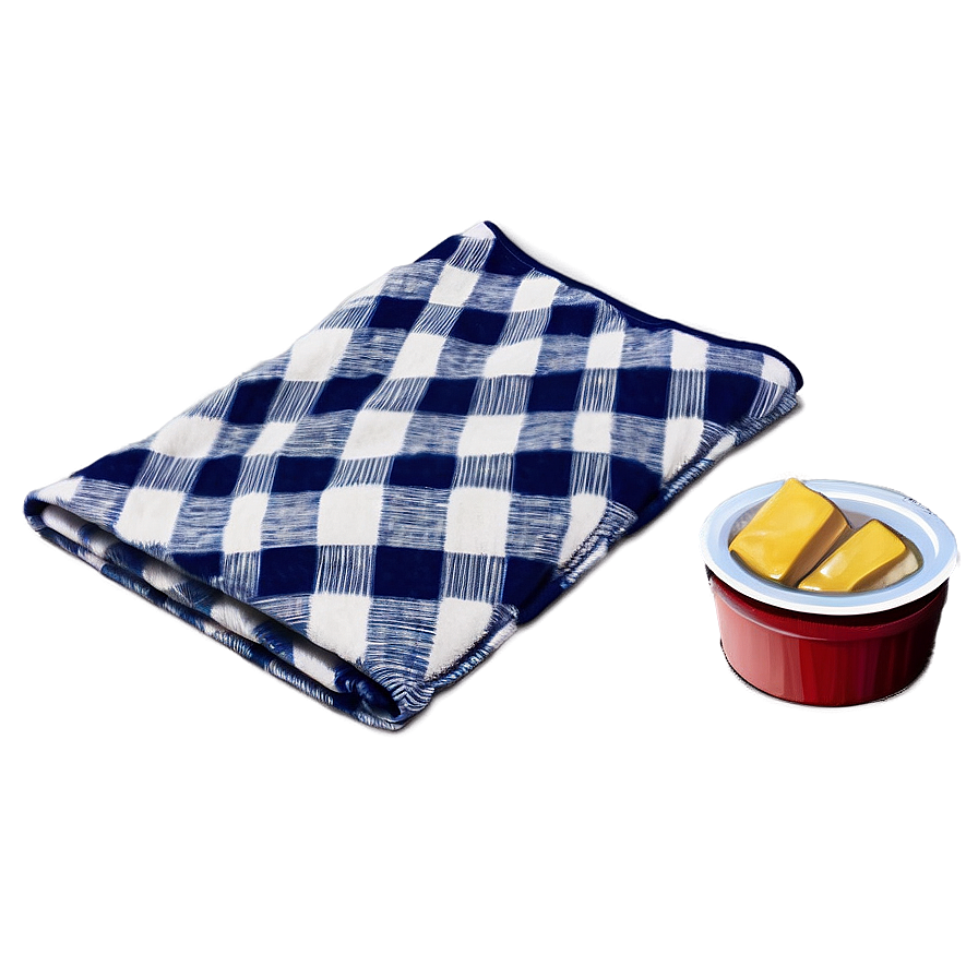 Cozy Picnic Blanket Png Qek83 PNG Image