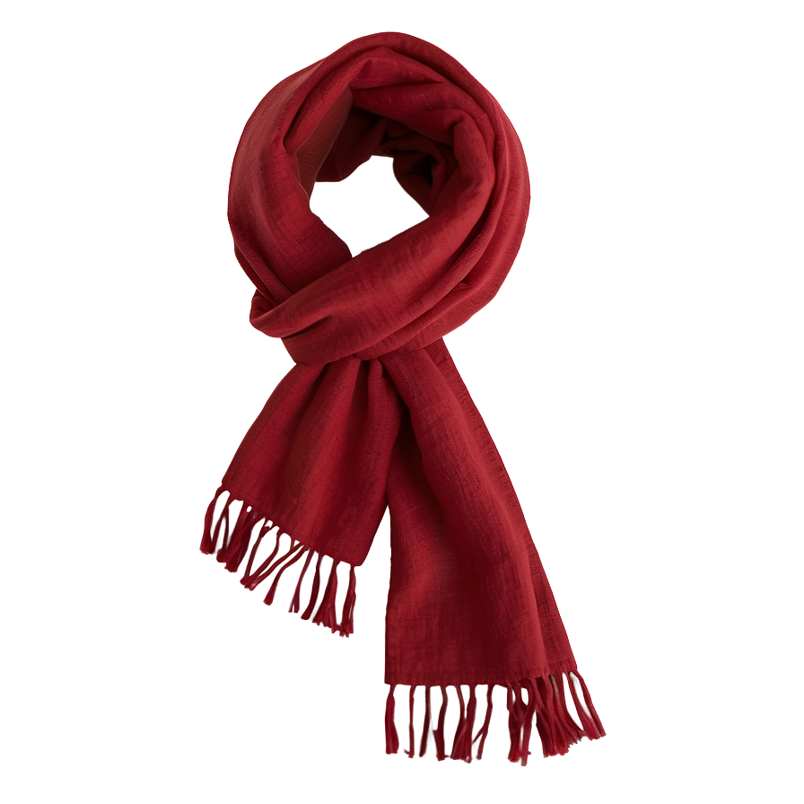 Cozy Red Scarf Png 31 PNG Image