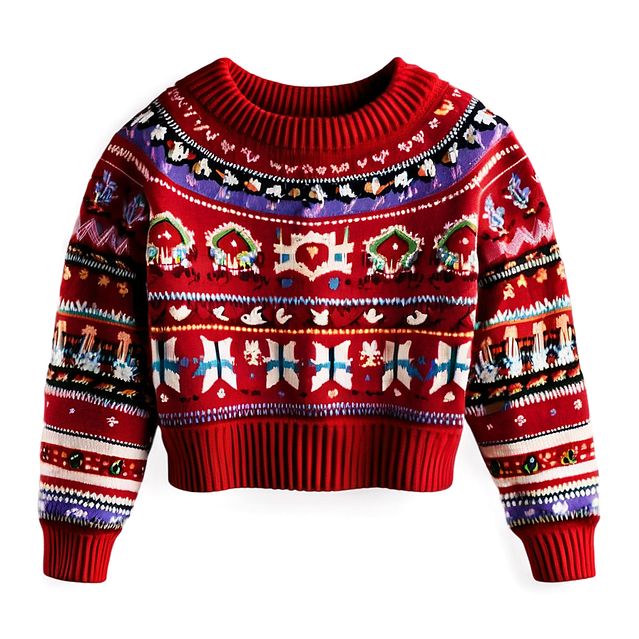 Cozy Red Sweater Png 06292024 PNG Image