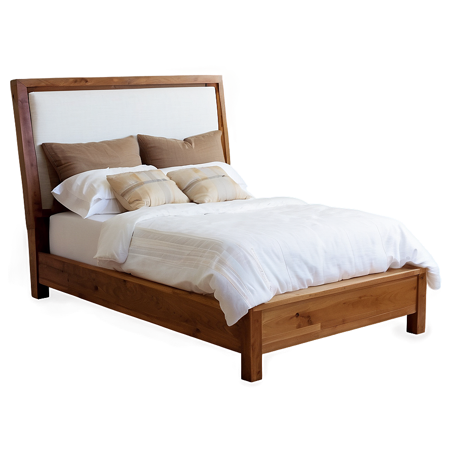 Cozy White Bed Png Ijm32 PNG Image